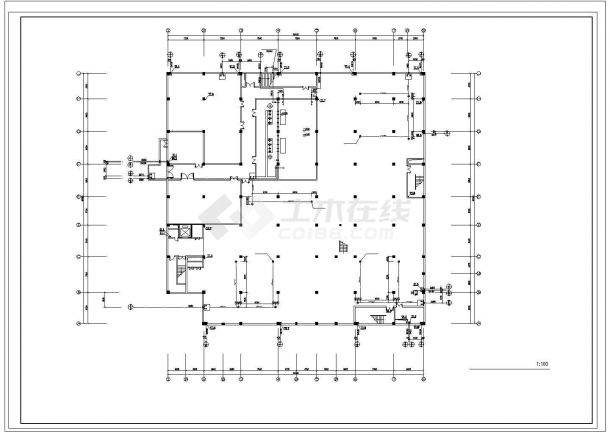 电影院建筑给排水施工图纸（CAD，15张图纸）-图二