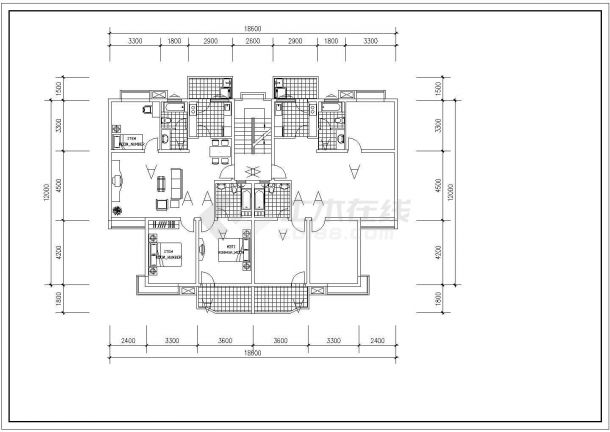 衢州市万盛花园小区经典热门的平面户型设计CAD图纸（共12张）-图二