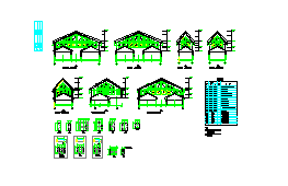 金天花园小区建筑设计CAD图纸_图1