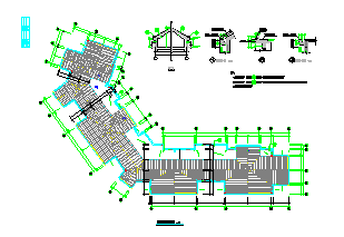 金天花园小区建筑设计CAD图纸-图二