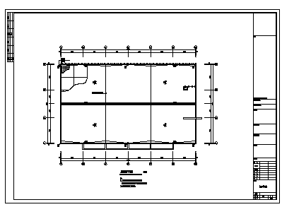 某三层食堂电气施工cad图(含强电，弱电系统设计)_图1