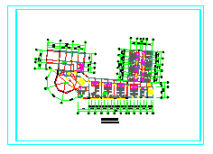 酒店方案建筑设计CAD图-图二