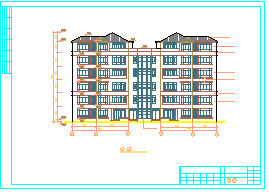 广州某复式公寓建筑设计扩出cad施工图