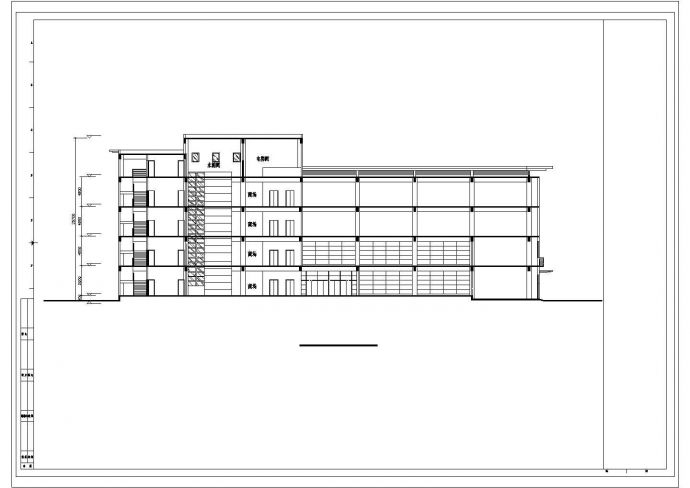 某商场CAD建筑完整构造详细设计施工图_图1