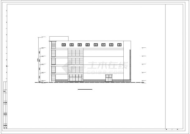 某商场CAD建筑完整构造详细设计施工图-图二