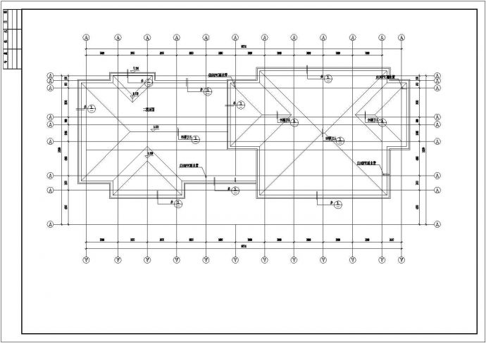 某高速收费站建筑CAD设计完整详细施工图_图1