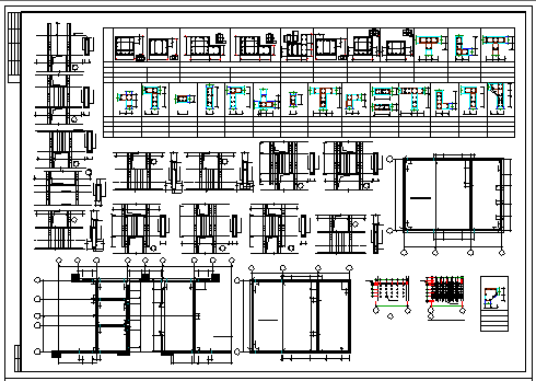 华北区16层框剪体系结构住宅楼建筑cad图纸-图一