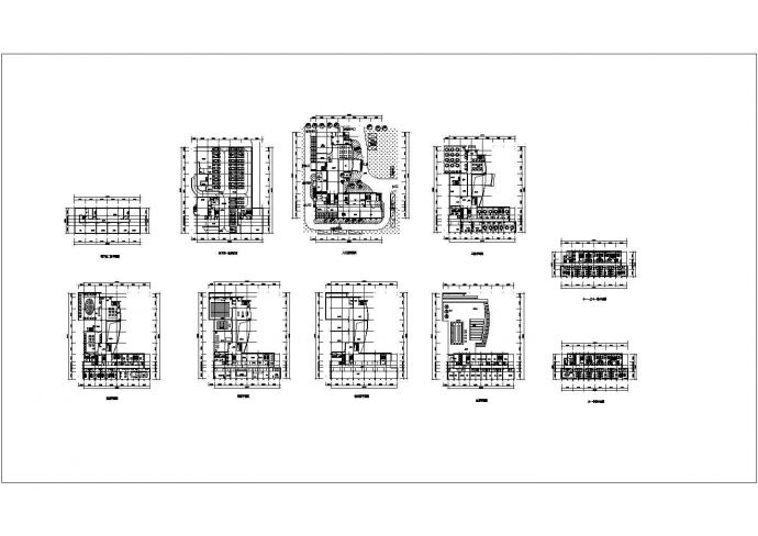 某酒店平面CAD大样建筑设计完整施工图_图1