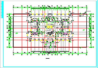 吉林省高层博士后公寓平面图户型图CAD建筑图纸方案-图一