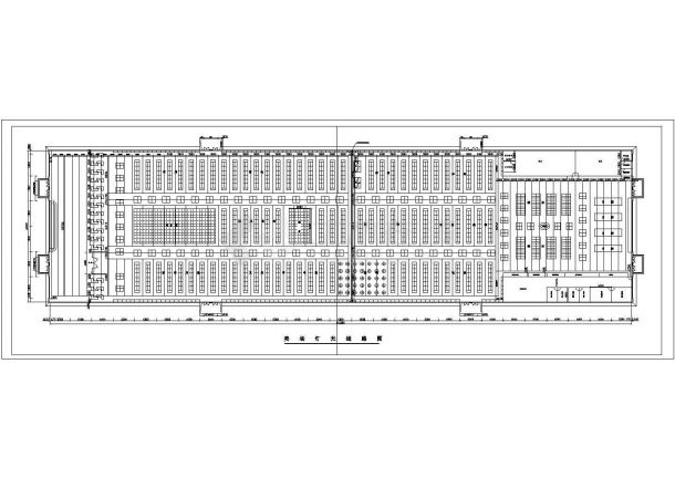 某超市建筑CAD全套施工完整设计图-图二