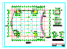 龙归商贸城建筑设计CAD施工全图-图二