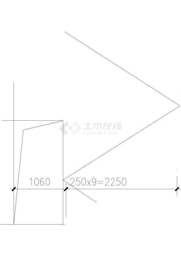 三层13.8×8.10别墅建筑结构设计全套CAD图-图二