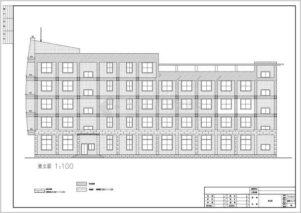 某高级办公楼建筑CAD设计大样完整施工图-图一