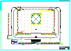 某商业广场空调管线设计cad全套施工图-图二