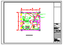 某酒店客房内整套cad电气设计施工图-图一