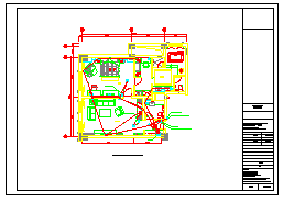 某酒店客房内整套cad电气设计施工图-图二