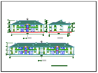 某酒店式公寓楼建筑施工cad设计方案图纸-图二