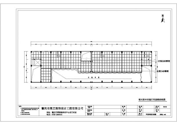 某高档中餐厅室内装修设计cad详细施工图-图一