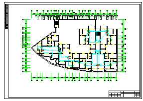 某处商住楼电气施工CAD设计图纸-图一