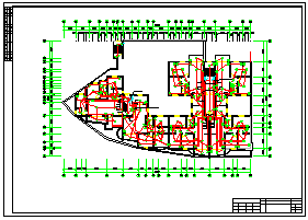 某处商住楼电气施工CAD设计图纸-图二