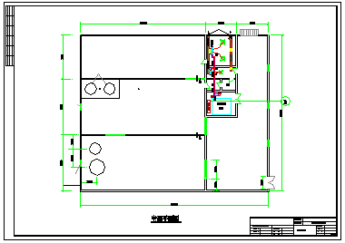 某厂房空调施工设计cad图纸_图1