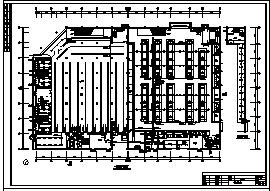 某三层超市全套电气施工cad图(含配电干线，照明，火灾报警及联动设计）_图1