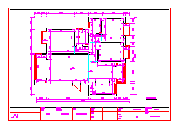 新中式-3室2厅2卫-《牡丹诗》130平装修施工图-图一