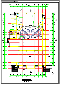 某报告厅建筑CAD设计方案图纸