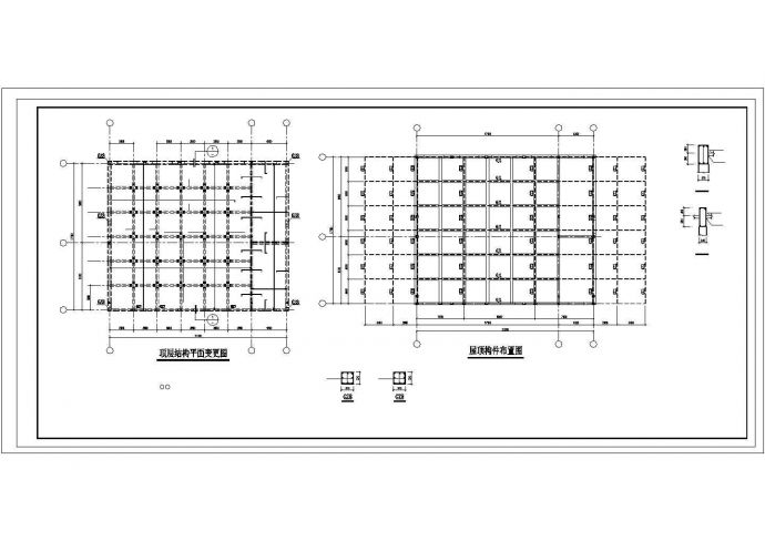 某六层砖混结构教学楼施工CAD图（标注明细）_图1