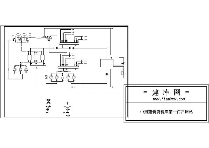 三层药品生产楼车间及质检楼空调暖通设计cad施工图_图1