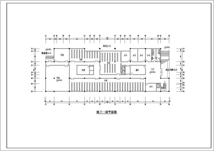 某全套高校综合楼CAD建筑设计完整图纸_图1