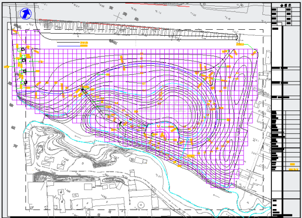 某桥头公园CAD全套平面设计施工图土建-图一