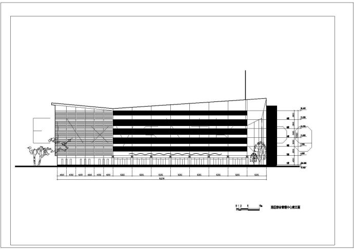 某三星级宾馆CAD全套施工设计建筑方案_图1