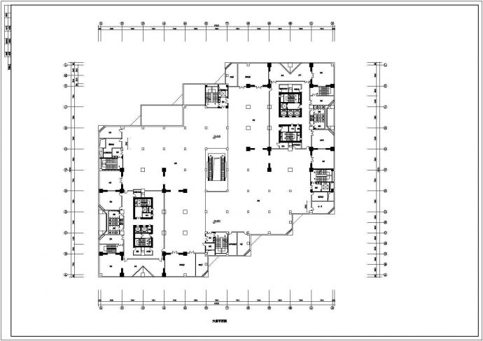 某大型商场建筑CAD完整设计全套平面施工图_图1