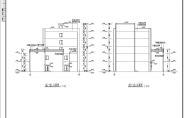 某高校食堂综合楼CAD框架结构大样设计完整施工图
