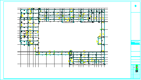 某县第五幼儿园结构cad设计施工图_图1