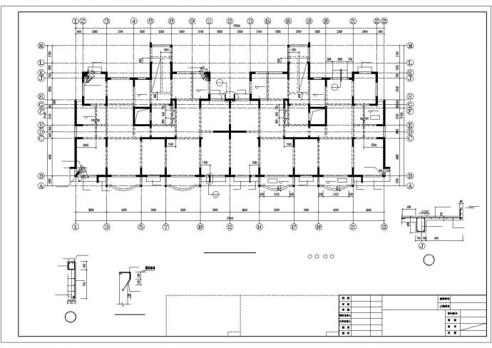 某商业高层办公楼剪力墙结构设计CAD图_图1