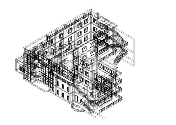 10个别墅 幼儿园CAD图、附带三维模型图【10个CAD文件】-图二