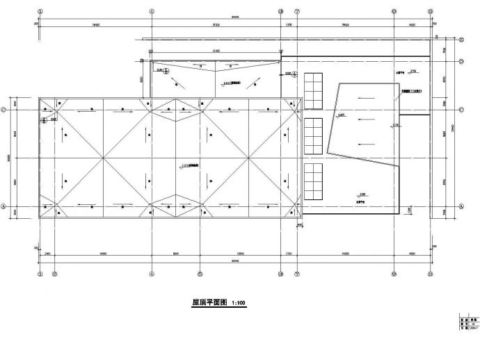 某小超市建筑设计CAD施工图纸_图1