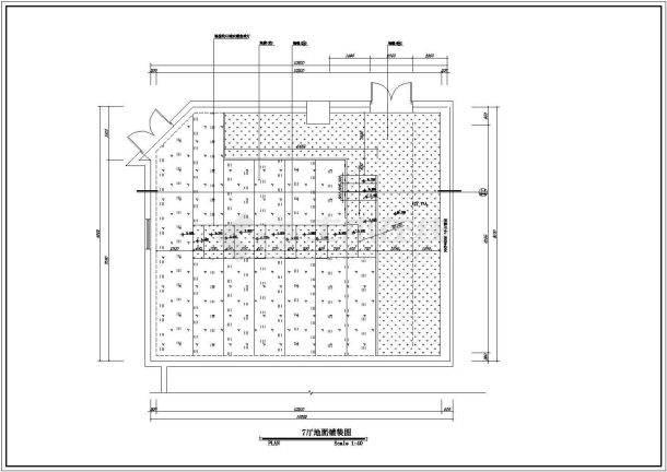 某知名连锁国际电影院CAD设计详细大样图纸-图二