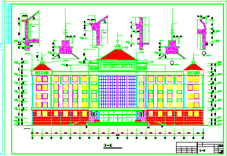某市办公楼CAD建筑全套设计图_图1