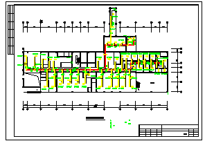 某市桑拿浴室建筑中心空调工程设计cad施工图-图二