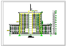 某市公安局建筑CAD设计图纸-图一