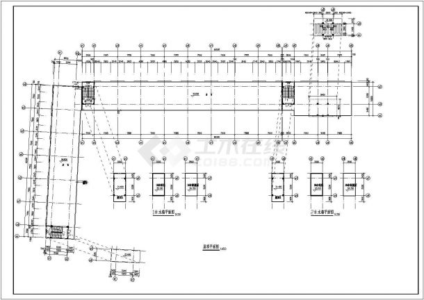 某大学宿舍CAD大样建筑施工完整全套图-图一