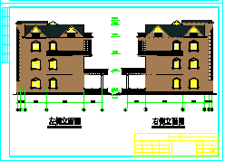 某小户型三层别墅cad设计建筑施工图_图1