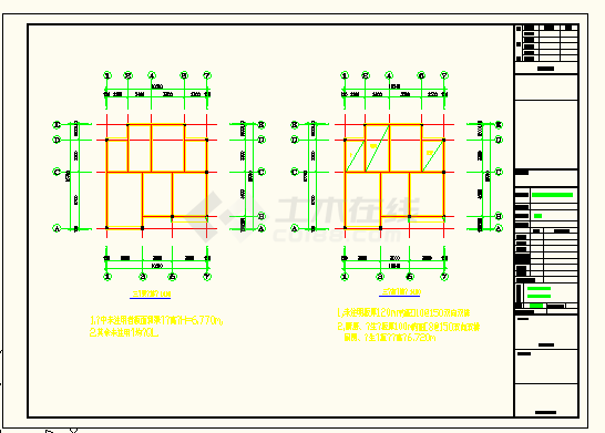 香港某地建筑结构全套CAD施工图-图二