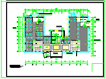 某医院一层室内装饰工程设计cad图纸_图1