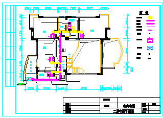 某住宅户型中央空调设计平面cad施工方案图-图二