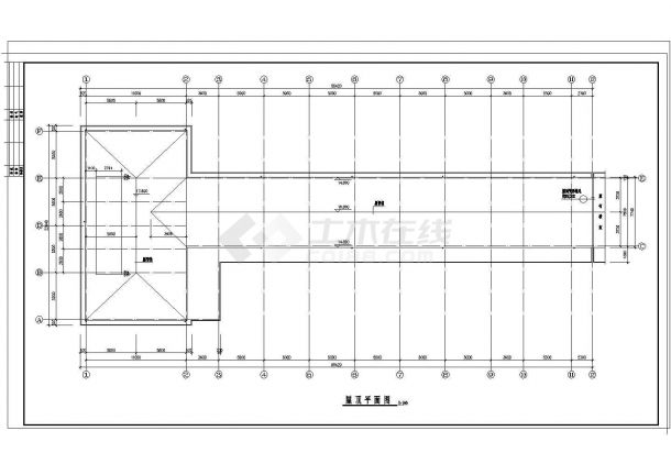 某中学教学楼全套CAD建筑设计完整施工图-图一