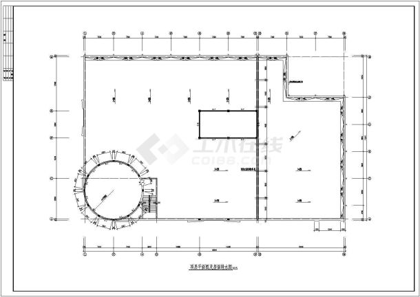 某商场全套建筑CAD大样平立面设计施工图-图二